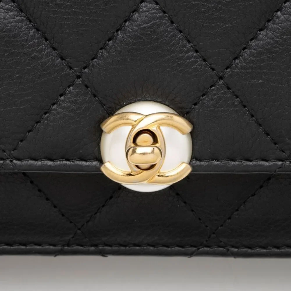 Chanel Lambskin Twist Your Buttons Wallet on Chain